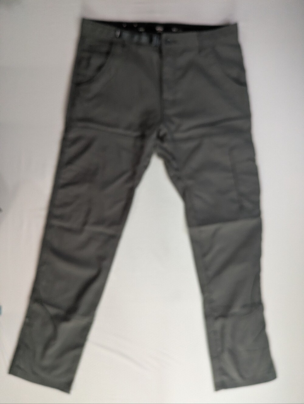 PrAna Slim Fit Zion Pants Men 34x32 Gray Slim Fit Hiking Outdoors Stretch Cargo